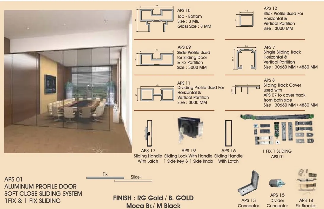 APS 01 SLIDING SYSTEM secondary preview